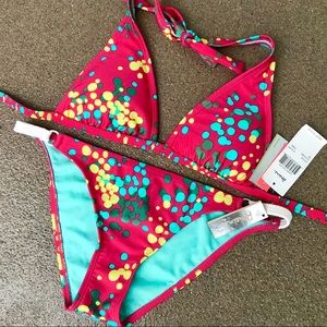 Raisins Swim - NWT Raisins Pink 2 Piece Bikini Swimsuit Raisins Swim - NWT Raisins Pink 2 Piece Bikini Swimsuit